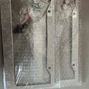 Crystal license plate covers